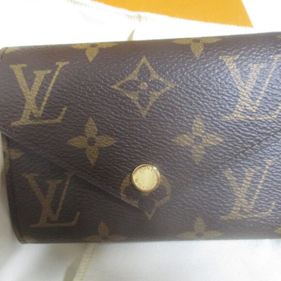 NEW Brown monogram wallet pink lining original packaging boxed - Picture 5 of 11